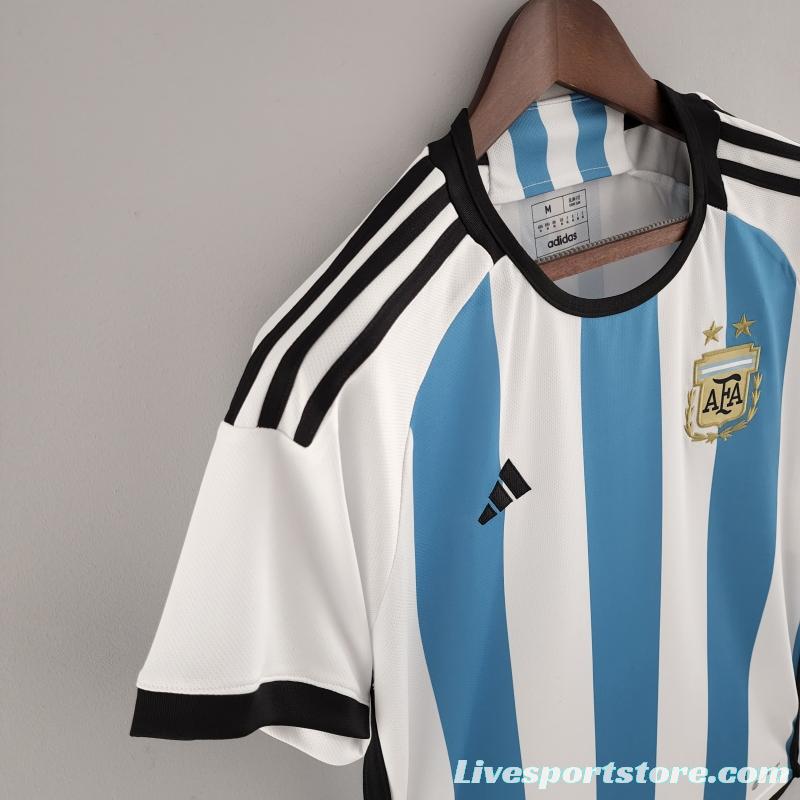 2022 Argentina Home Soccer Jersey