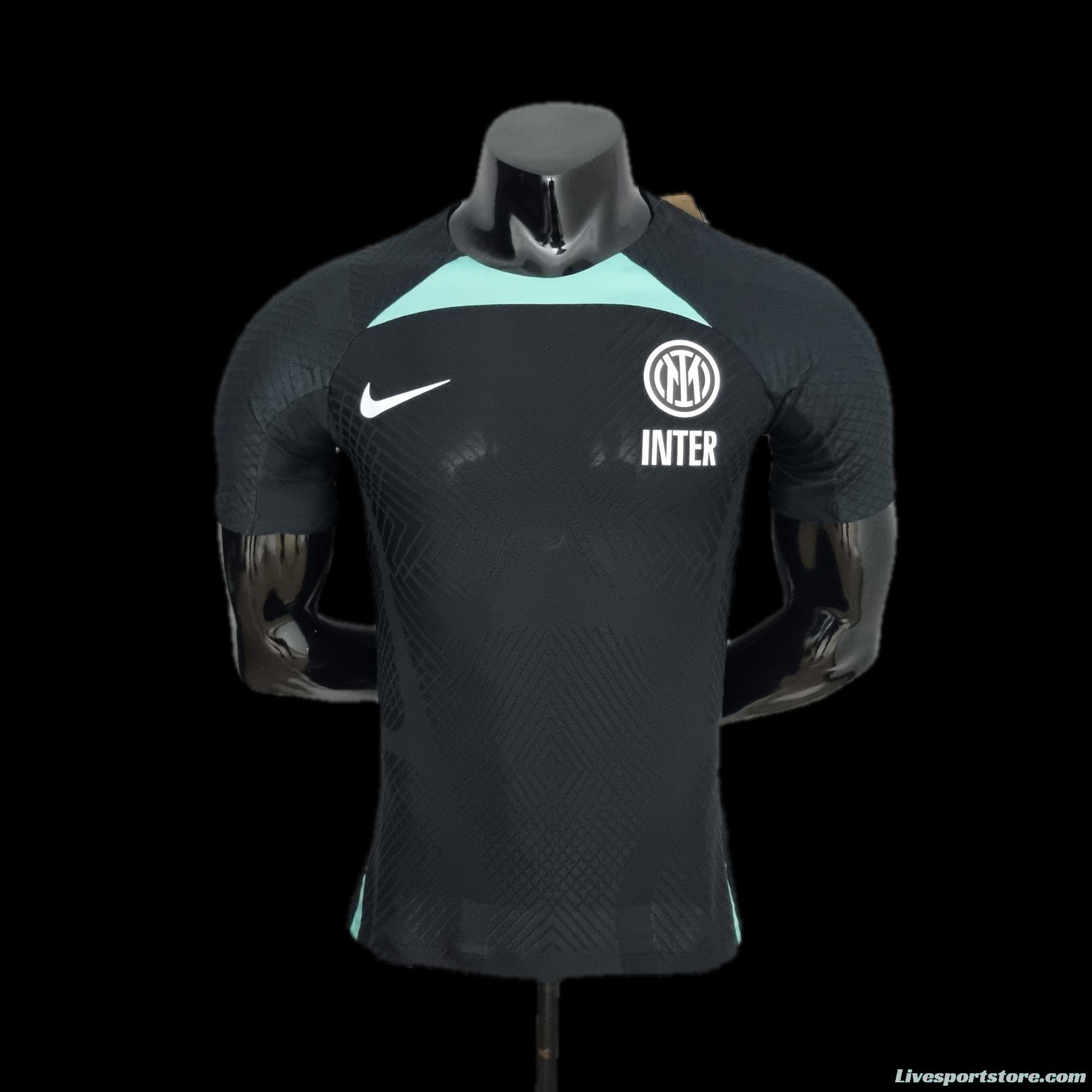 Player Version 22/23 Inter Milan Training Jersey Preto