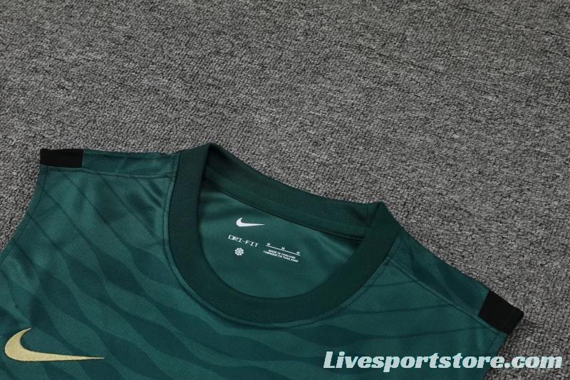 22/23 Liverpool Dark Green Pre-match Training Jersey Vest