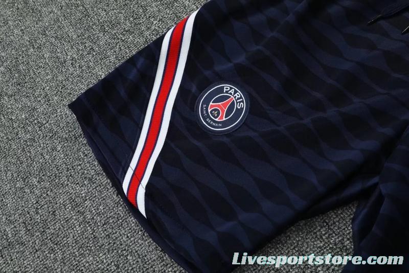 22/23 PSG Pre-match Training Jersey Royal Blue Spotted Vest