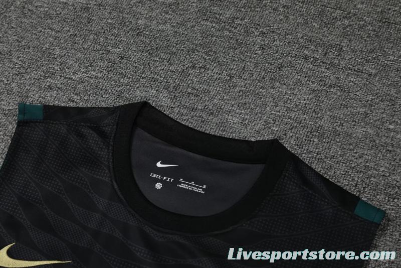 22/23 Liverpool Black Pre-match Training Jersey Vest