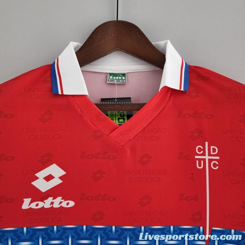 Retro 1996 Long Sleeve Deportivo Universidad Católica Third Away Soccer Jersey