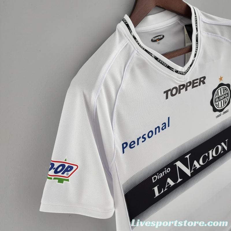 Retro 02/03 Olimpia  Home Soccer Jersey