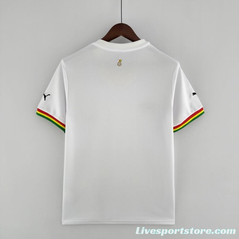 2022 Ghana Home Soccer Jersey