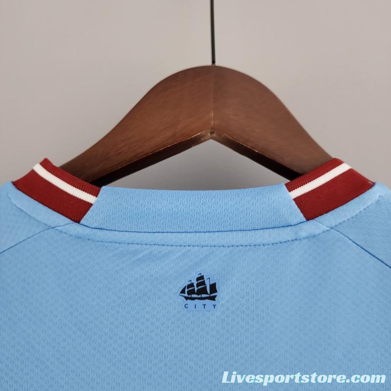 22/23 Manchester City Home Soccer Jersey