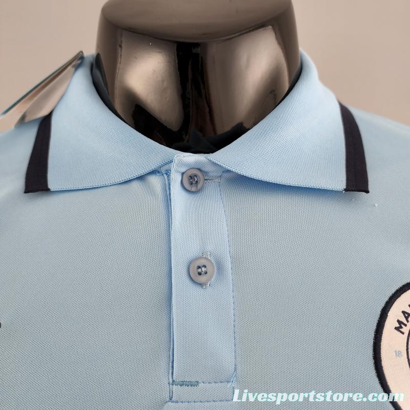 22/23 POLO Manchester City Light Blue Jersey