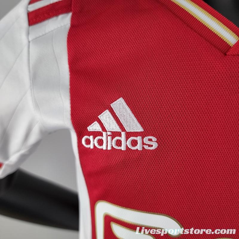 22/23 Kids Kit Ajax Home Size：16-28 Soccer Jersey