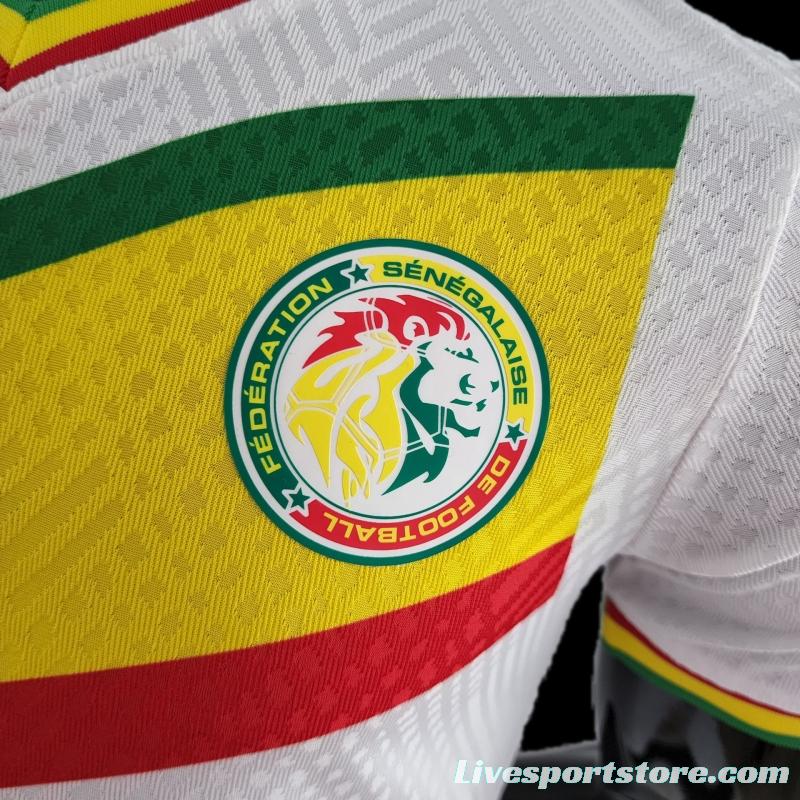 Player Version 2022 Senegal Home Soccer Jersey