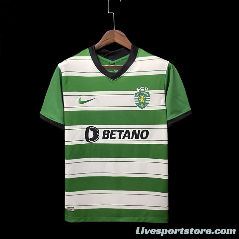 22/23 Sporting CP home Soccer Jersey