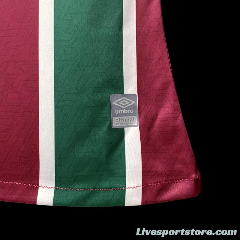 22/23 Fluminense Home Woman Soccer Jersey