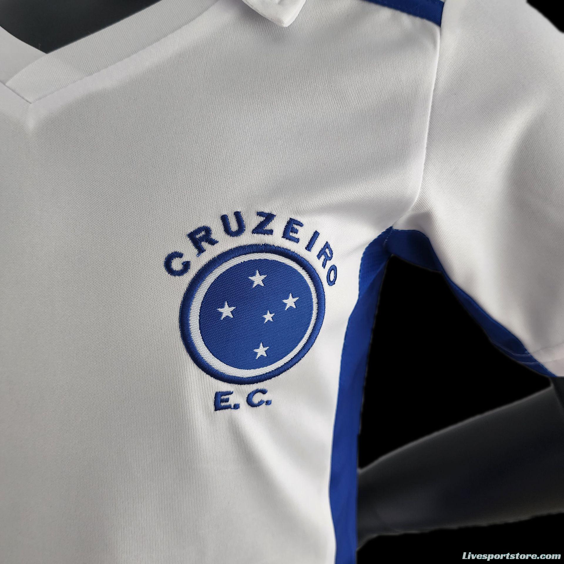 22/23 Cruzeiro Away  16-28 Soccer Jersey