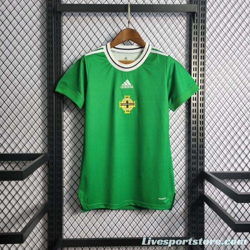 2022 Woman  Northern Ireland Home Jersey