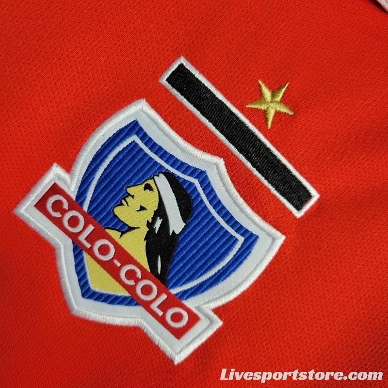 22/23 Colo Colo Third Red Soccer Jersey