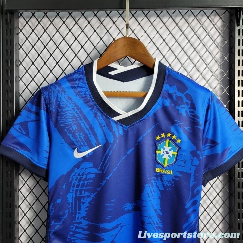 2022 Woman Brazil Blue Special Edition Jersey