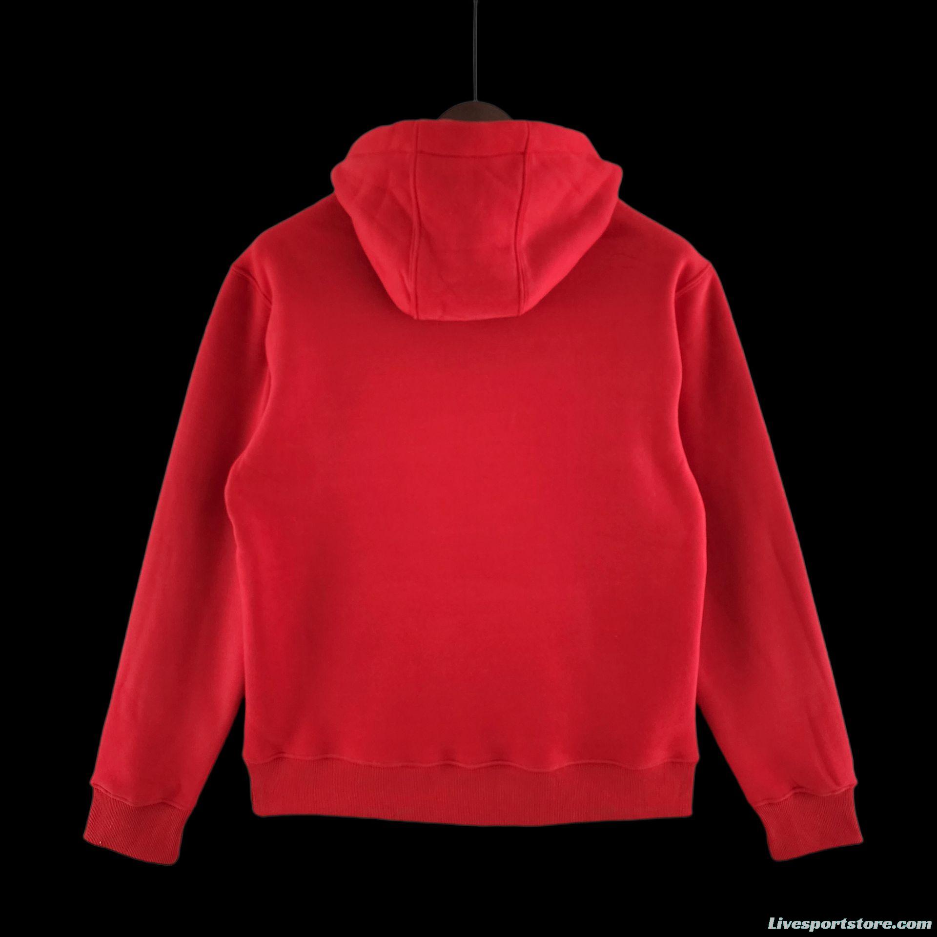 2022 Flamengo Hoodie Red