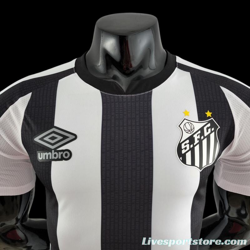 Player Version 22/23 Santos Away Soccer Jersey