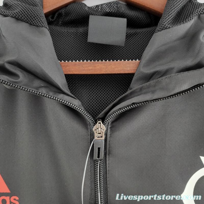 2022 Flamengo Windbreaker Black