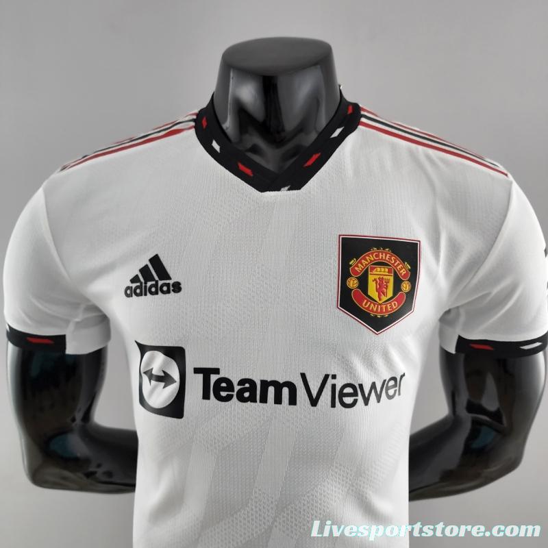 Player Version 22/23 Manchester United Away Soccer Jersey