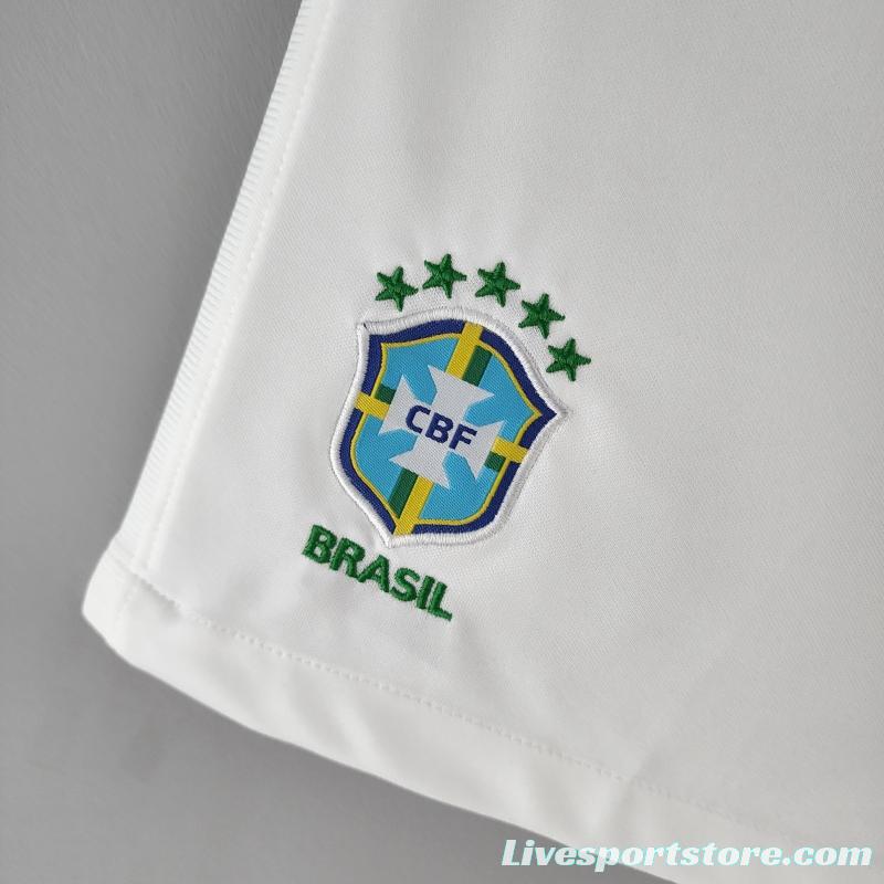 2022 Brazil Shorts White