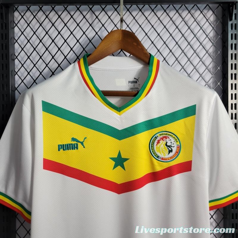 2022 Senegal Home Soccer Jersey