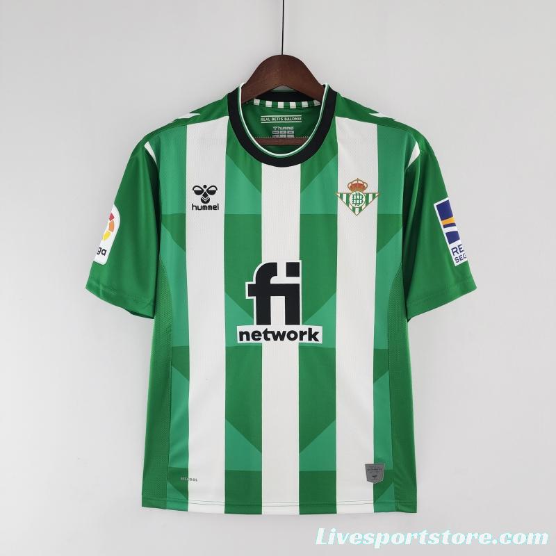 22/23 Real Betis Home Soccer Jersey