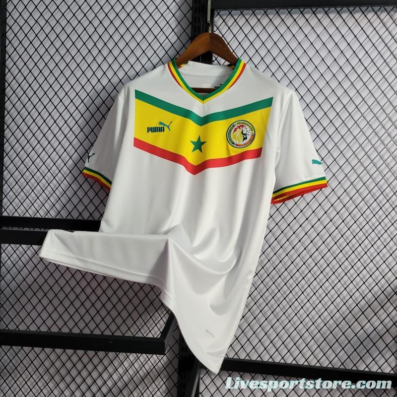 2022 Senegal Home Soccer Jersey