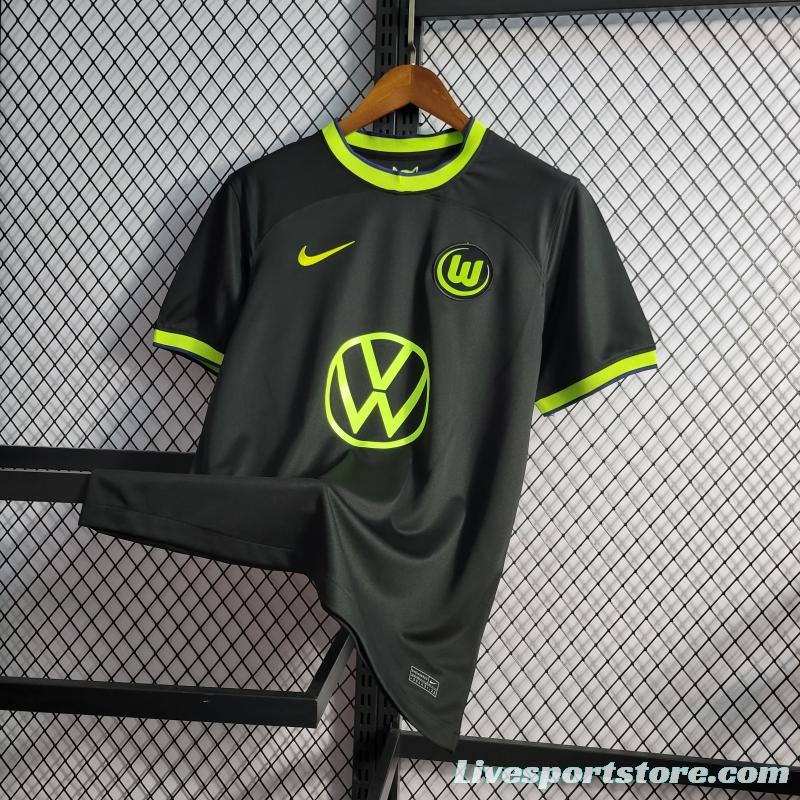 22/23 Wolfsburg Away Soccer Jersey