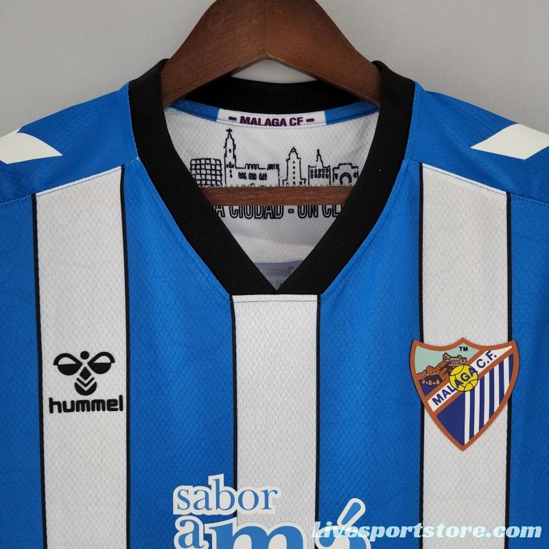 22/23 Malaga Home Soccer Jersey