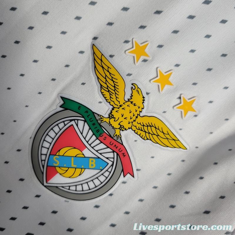 22/23 Benfica Third White Soccer Jersey