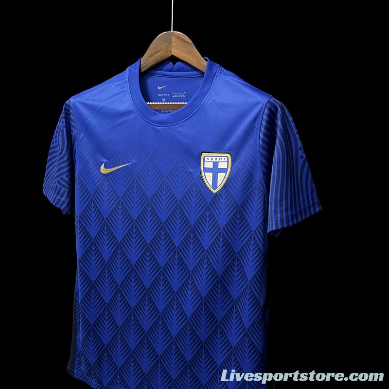 22/23 Finland Away Soccer Jersey