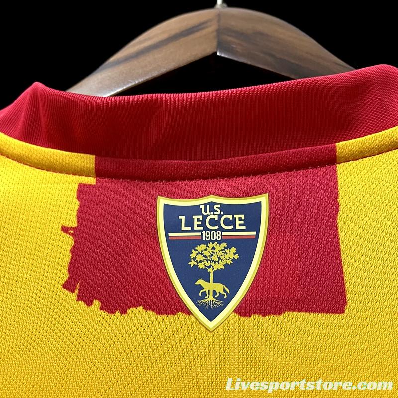 22/23 Lecce Home Soccer Jersey