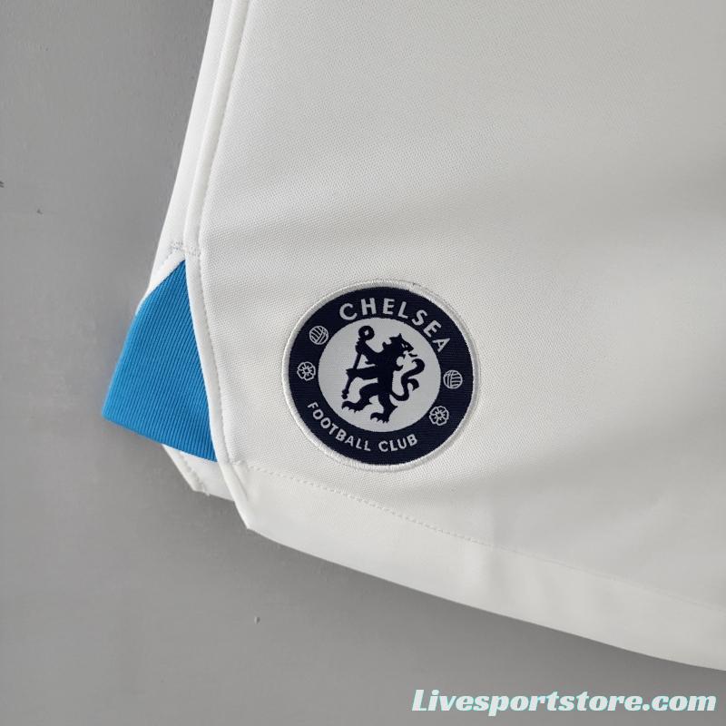 22/23 Chelsea White Shorts