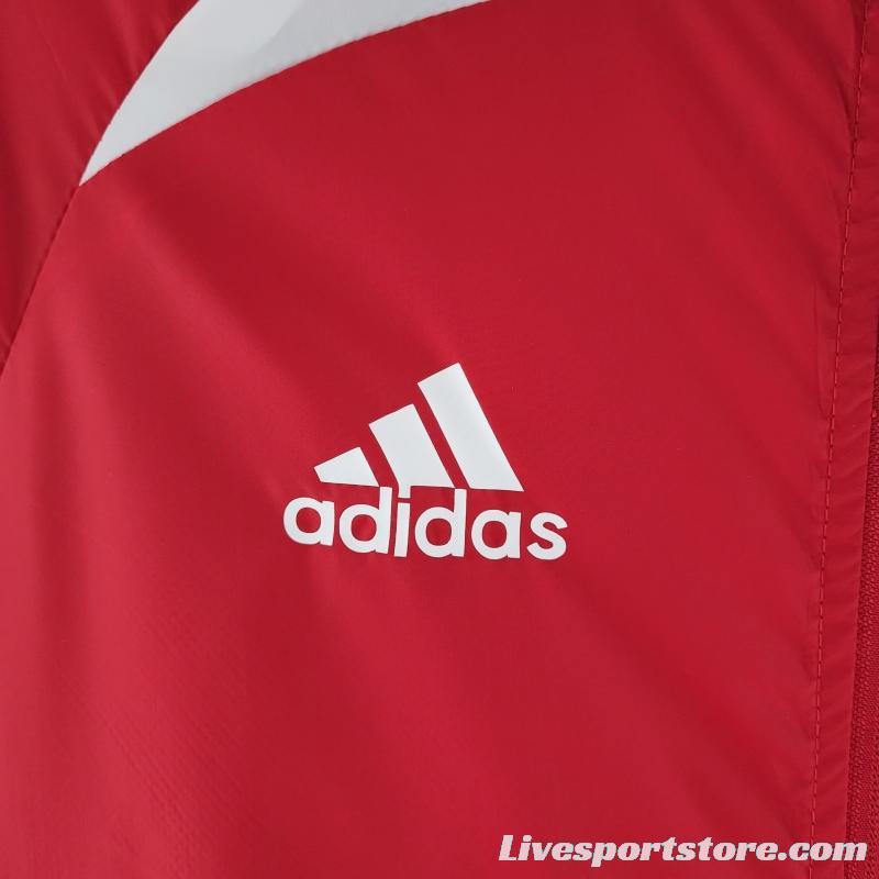 2022 SC Internacional Windbreaker Red And White