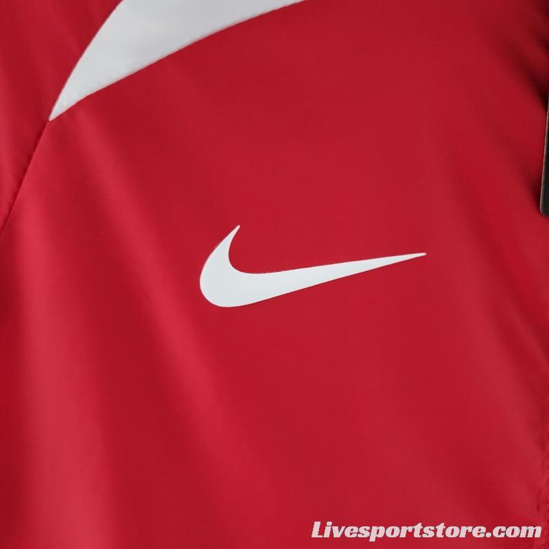 2022 Liverpool Windbreaker Red And White