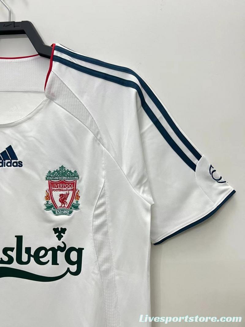 Retro 06/08 Liverpool Away Soccer Jersey