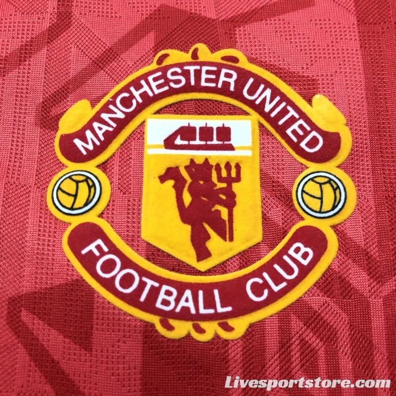 Retro 92/94 Manchester United Home Jersey