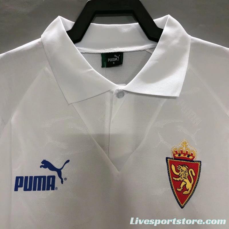 Retro 94/95 Zaragoza Home Soccer Jersey