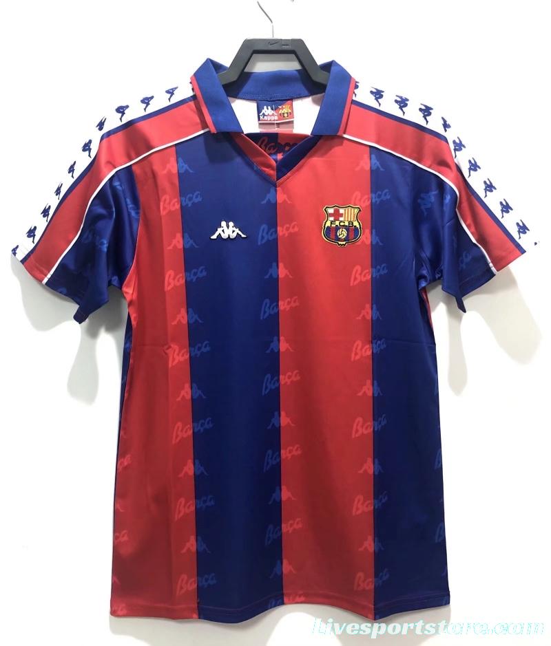 Retro 92/95 Barcelona Home Soccer Jersey