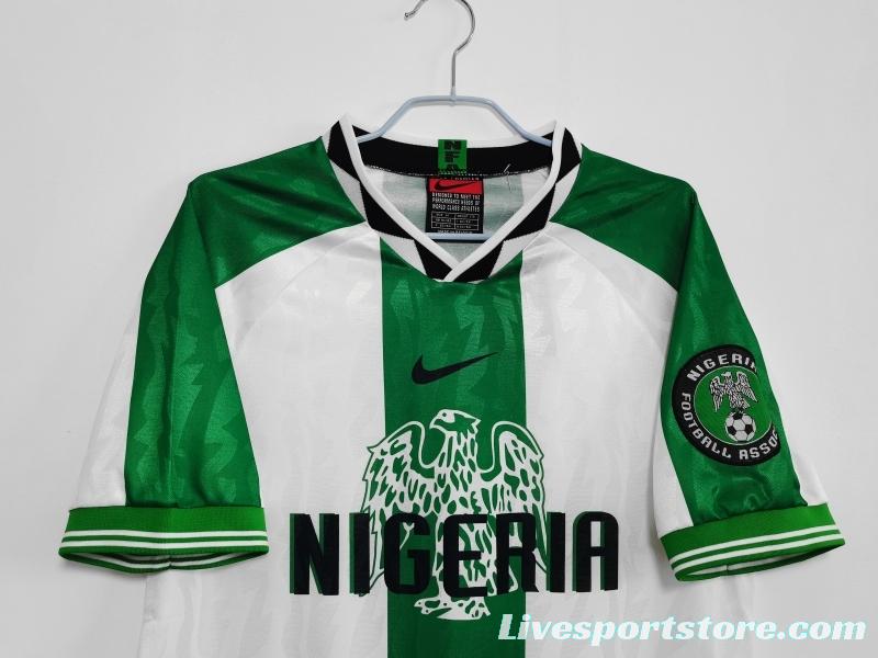 Retro 1996/98 Nigeria Away Soccer Jersey