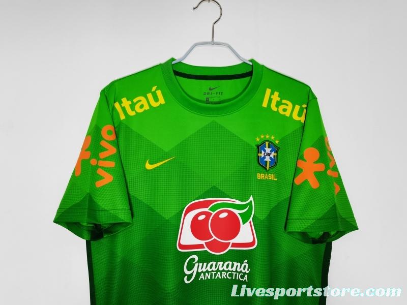 Retro 2020 Brazil Green Training Jersey