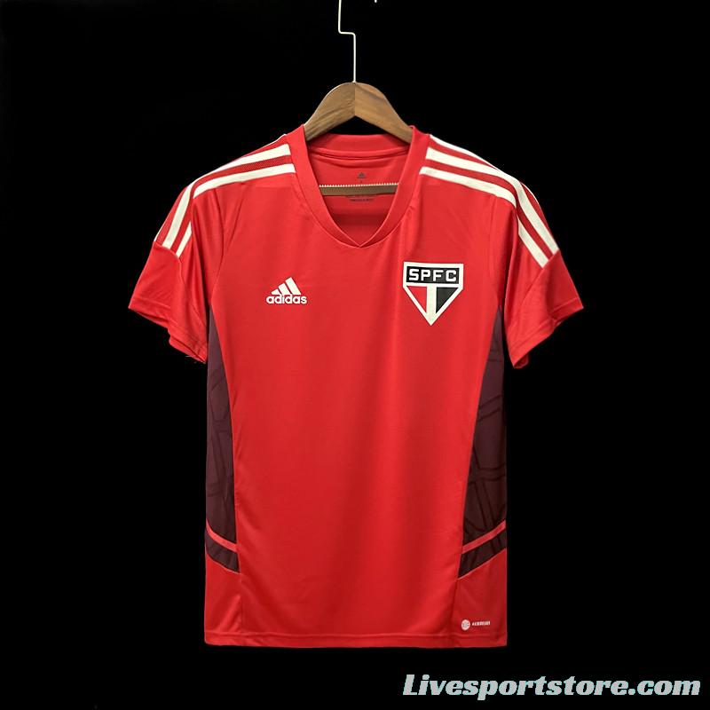 22/23 Sao Paulo Red Training Jersey