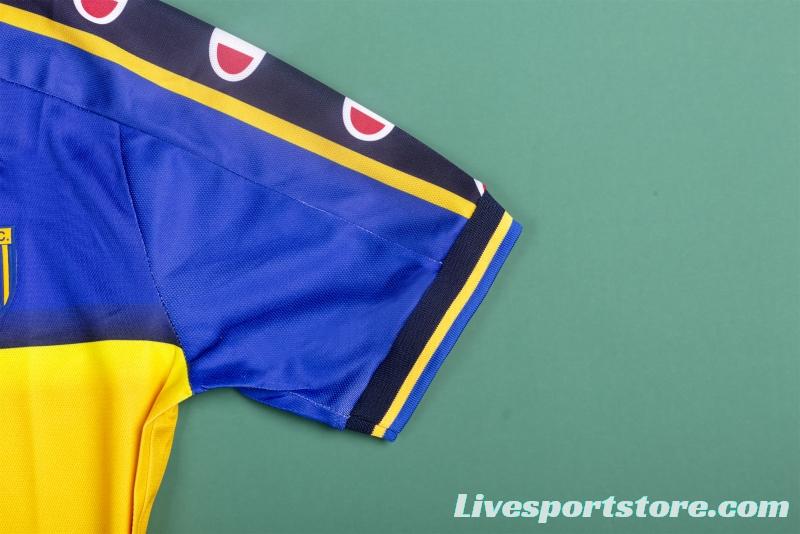 RETRO 01/02 Parma Home Soccer Jersey