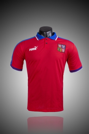 Retro 1996 Czech Republic Home Soccer Jersey