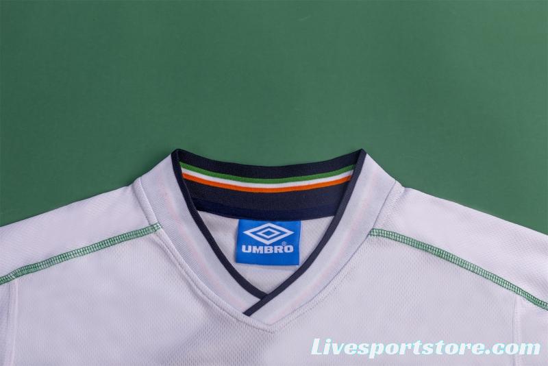 Retro 2002 Ireland Away Soccer Jersey