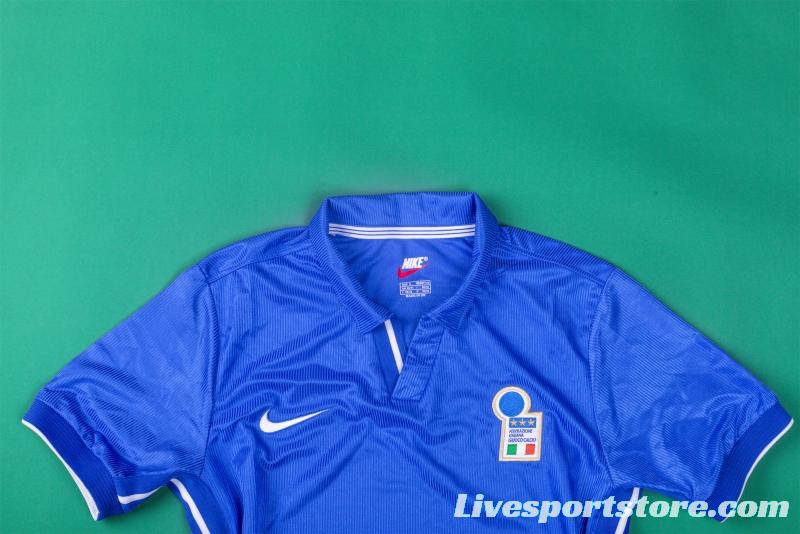 Retro 1998 Italy Home Soccer Jersey