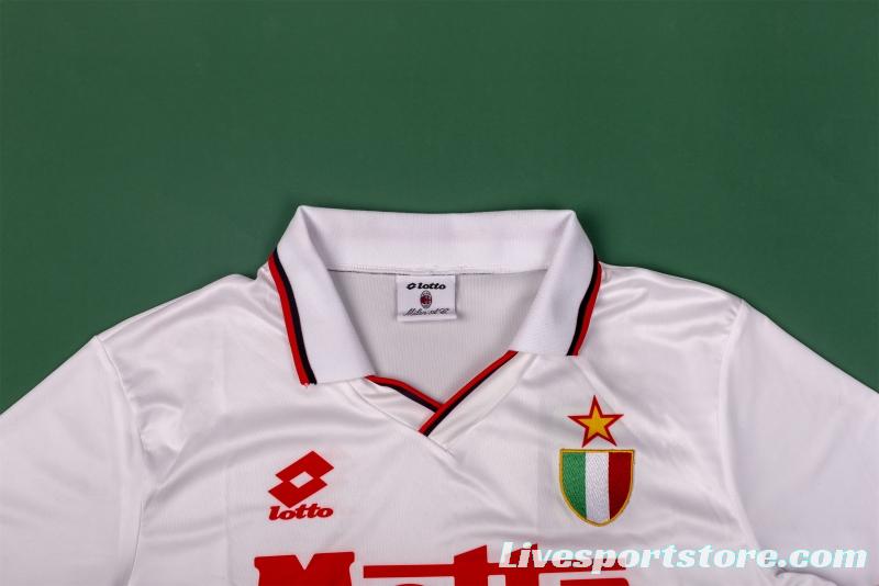 RETRO 93/94 AC Milan Away Soccer Jersey