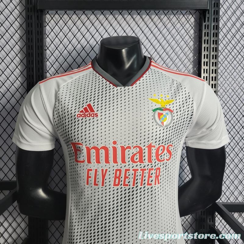 22/23 Player Benfica Third White Soccer Jersey