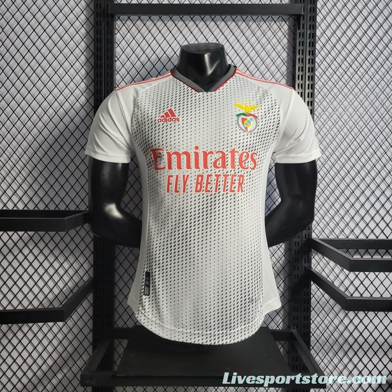 22/23 Player Benfica Third White Soccer Jersey