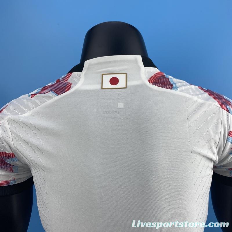 Player Version 2022 Japan Away World Cup Soccer Jersey