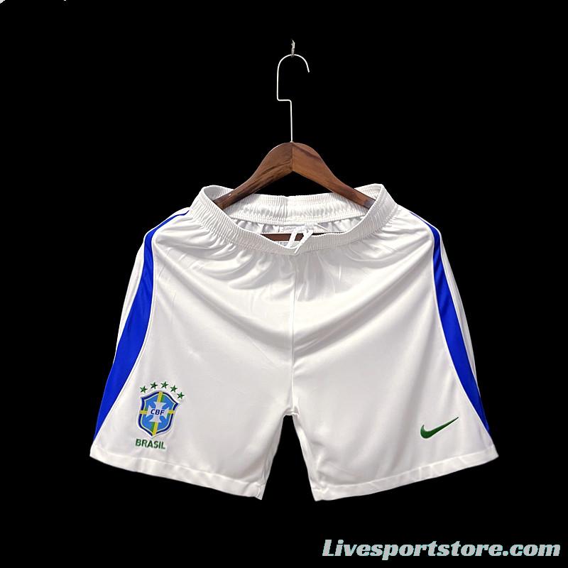 2022 Brazil Away Soccer Shorts